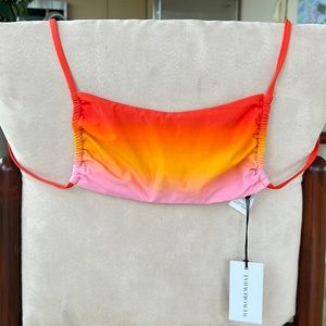 We Wore What Sunset ombre swim top